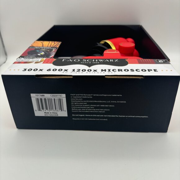 FAO Schwarz Kids' Microscope 40pc Magnification Educational Toy Science Set - Picture 3 of 3